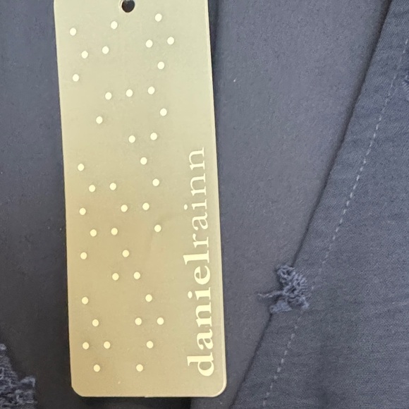 Daniel Rain Navy Swiss Dot Dress - Picture 4 of 9